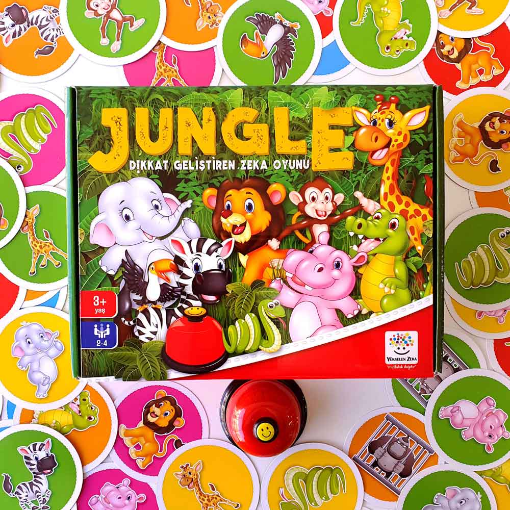 3+ Yaş Jungle (Dikkat Geliştiren Zeka Oyunu)