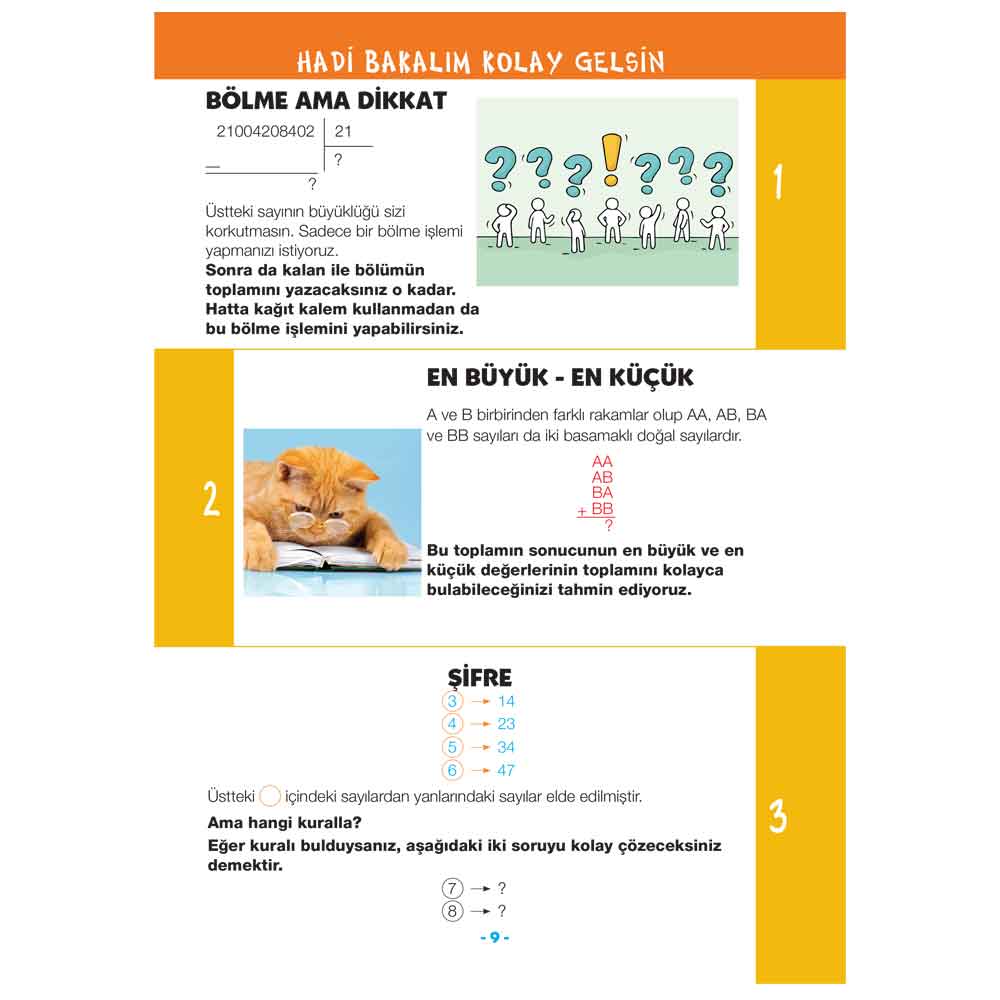 6. Sınıflar için Akıl Oyunları Kitabı 