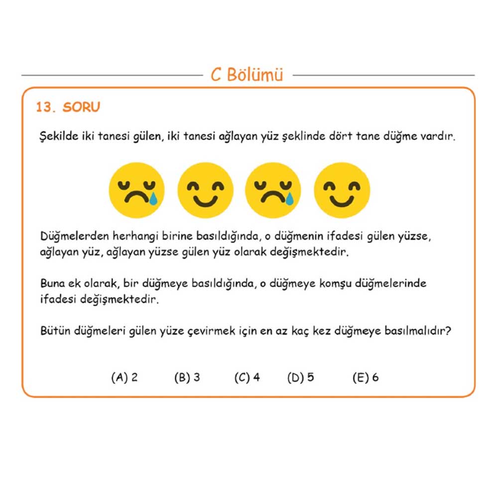 Kanguru Matematik Çalışma Soruları 10-15 yaş (ortaokul)
