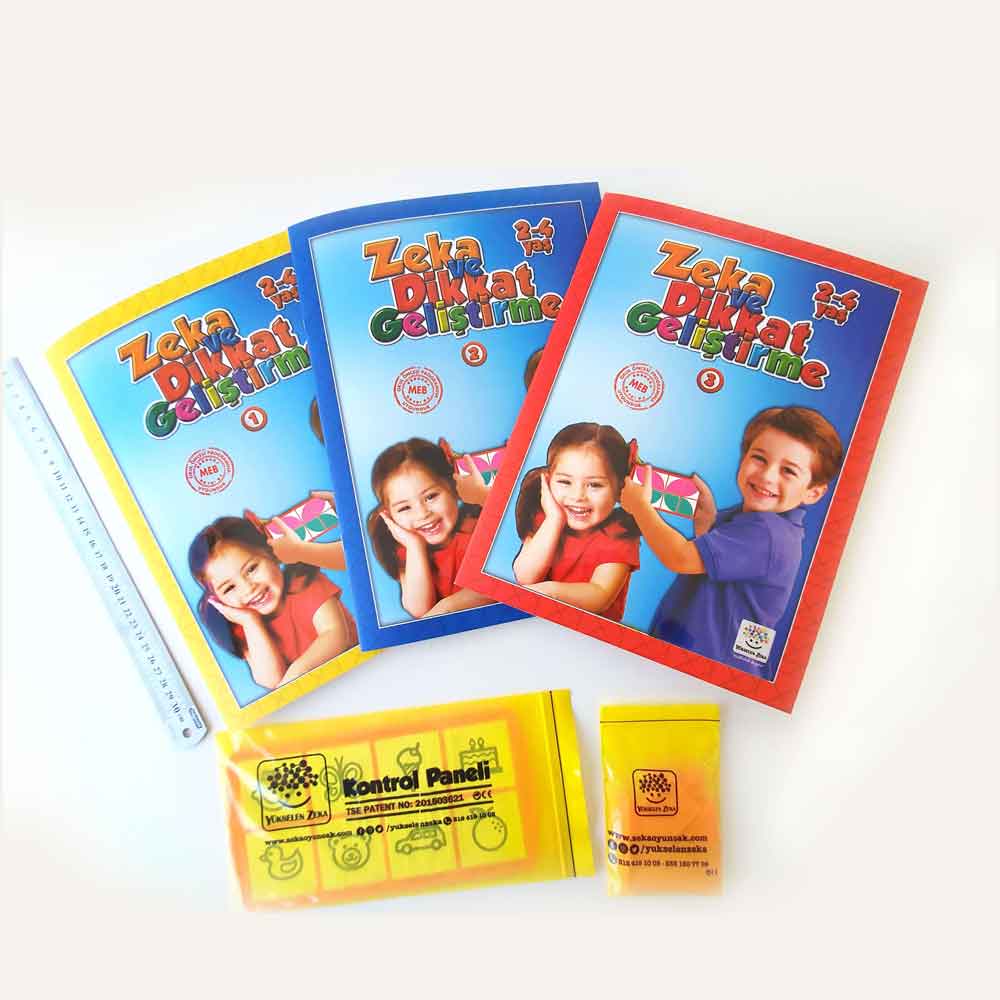 2-4 Yaş Zeka ve Dikkat Geliştirme Seti