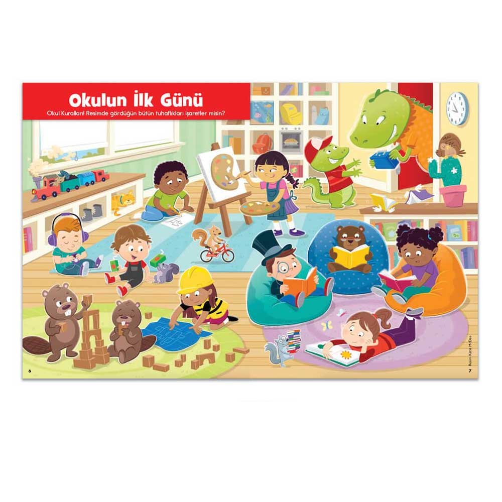 Puzzlemania Yazılıp Silinebilir kitap seti(Wovo bul,Çiz,Eğlen)
