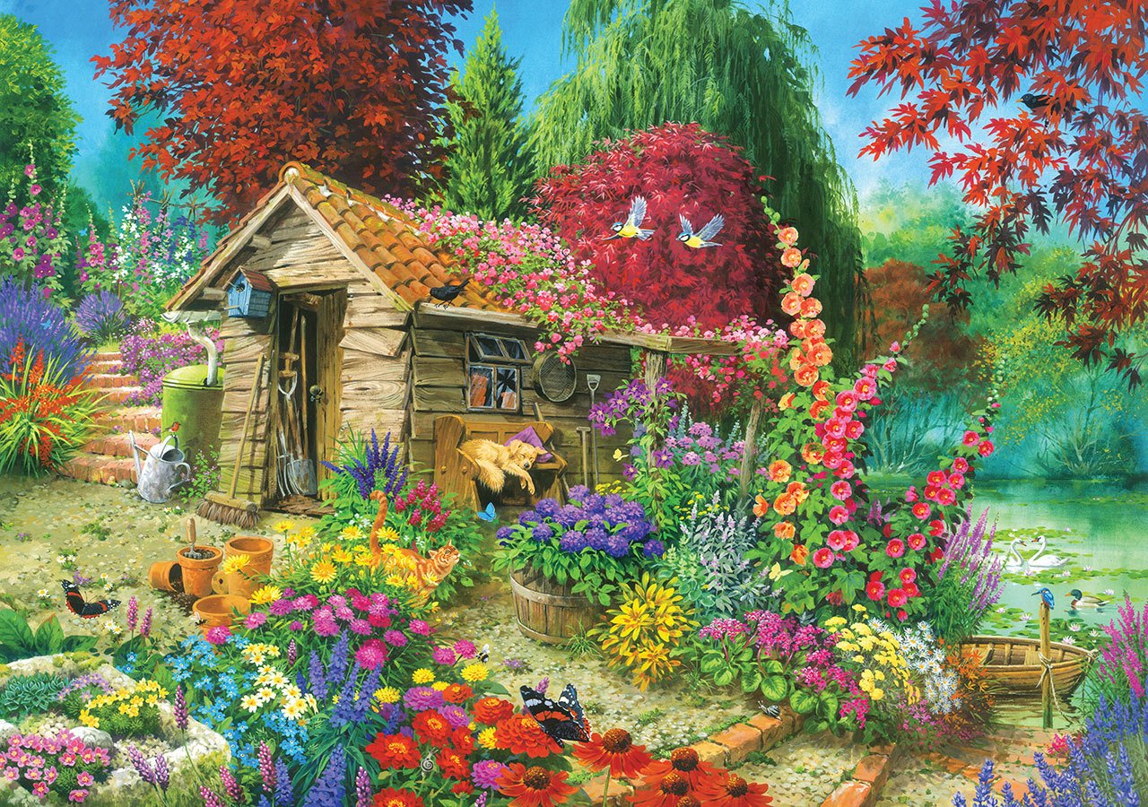 Ks Games -Puzzle The Garden Shed- 1500 Parça 