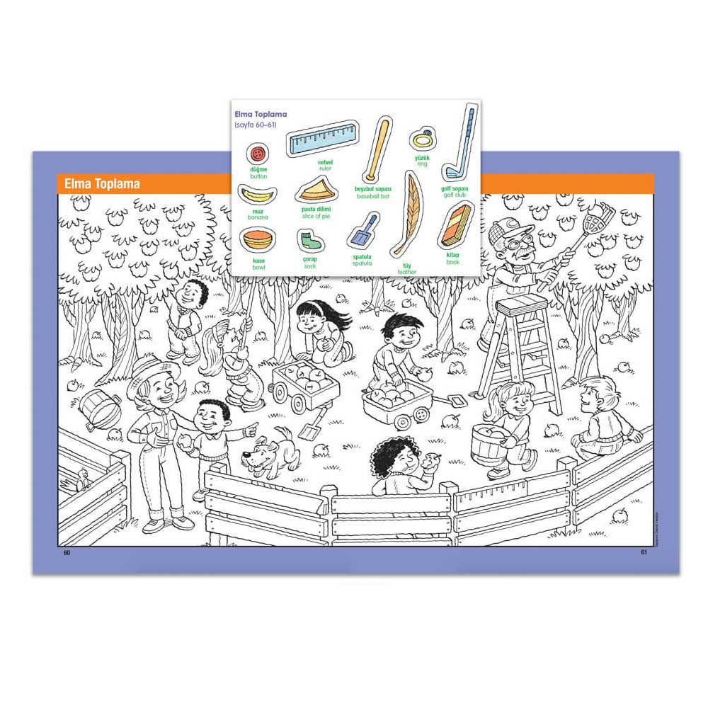 Sticker Hidden Pictures 2'li Set