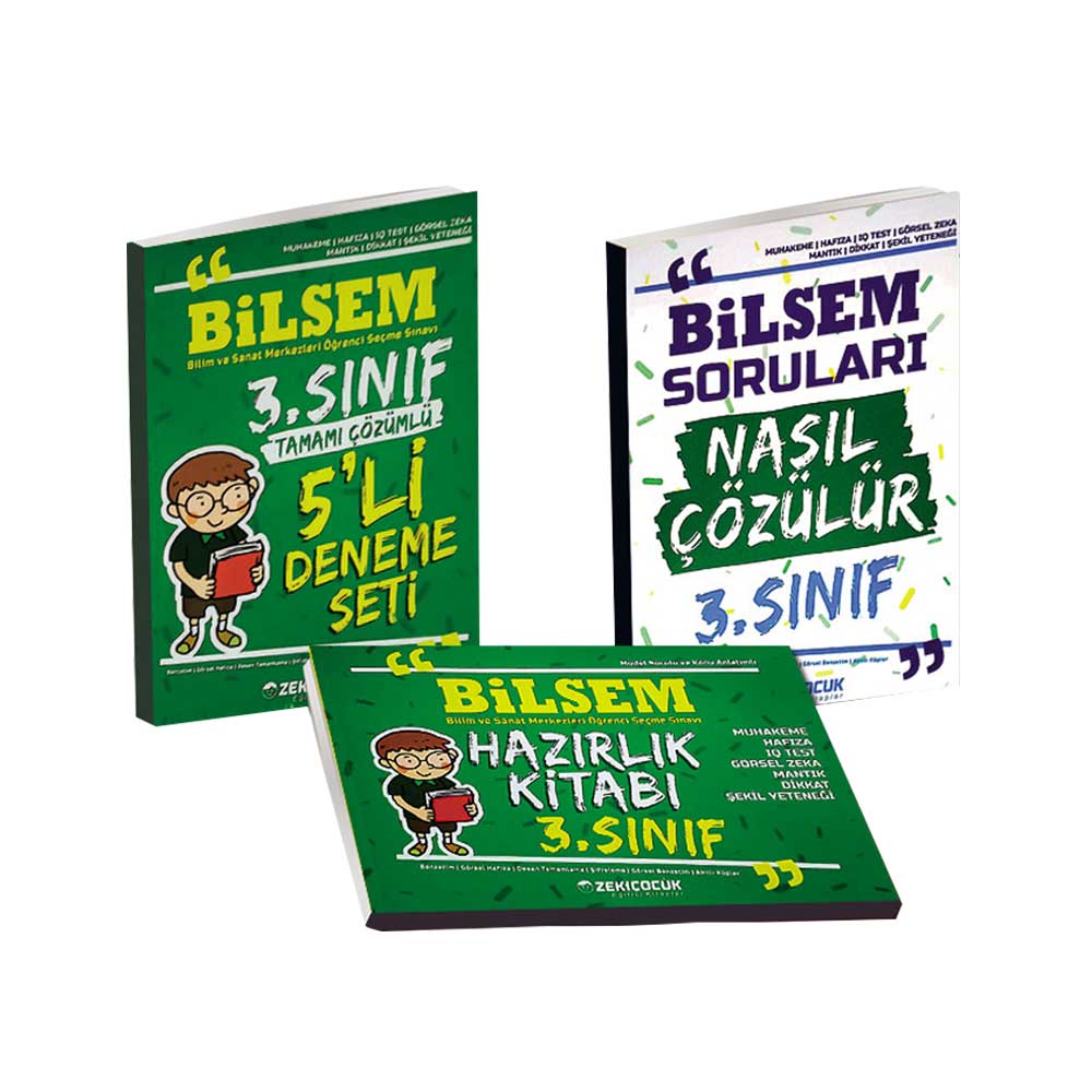 3. Sınıf Zekiçocuk Bilsem Hazırlık Seti