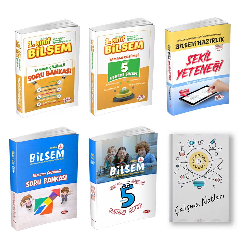 1. Sınıf Bilsem 6'lı Kitap Seti